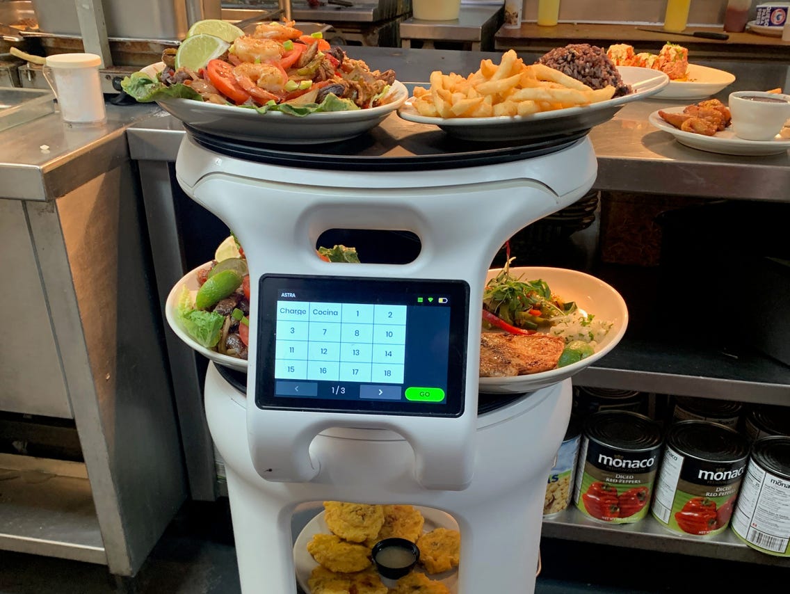 This Restaurant In Florida Hired Robot Waiters - And Their T