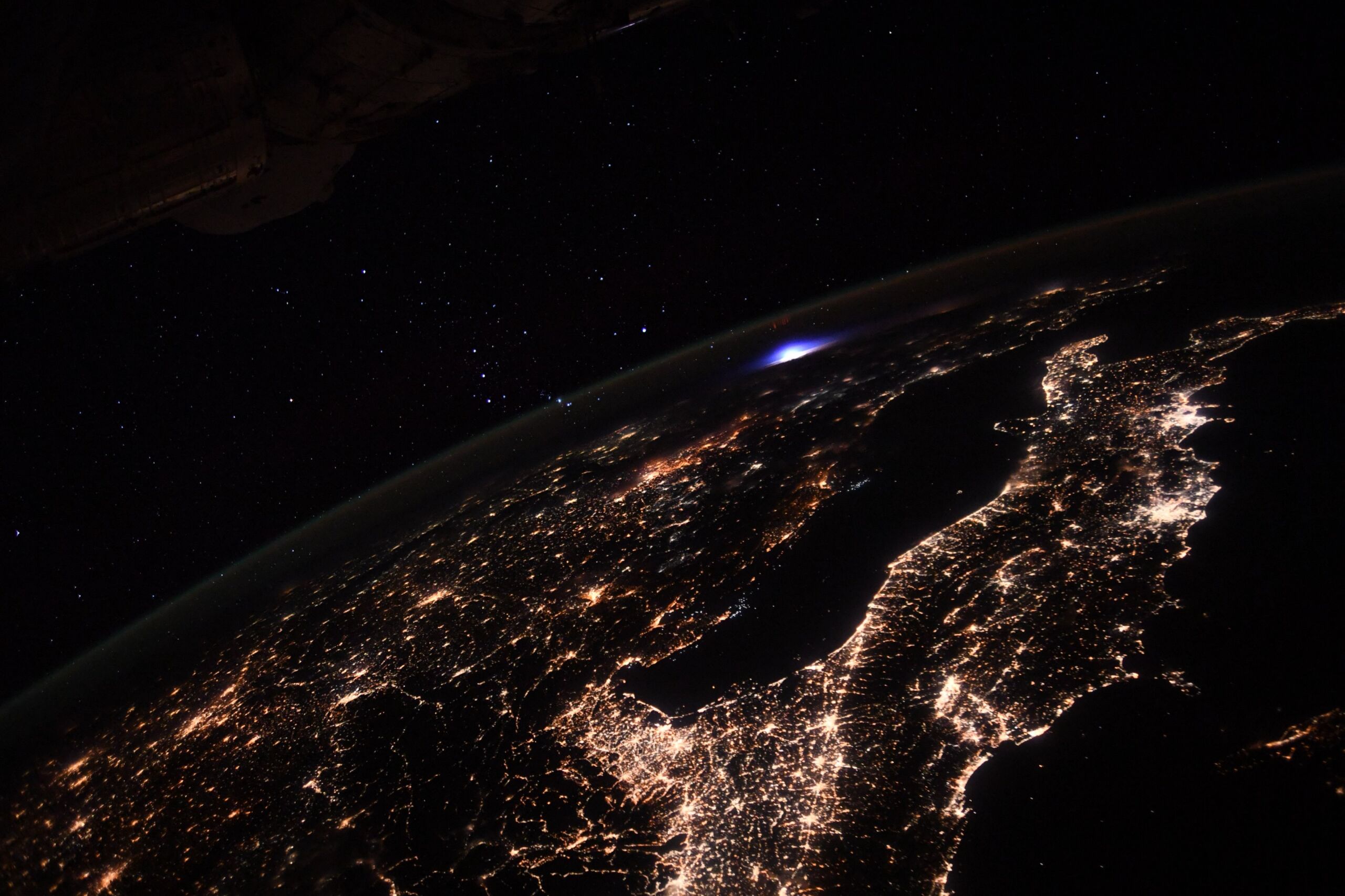 ISS Astronauts Have Spotted A Very Rare Glow Of Light Above