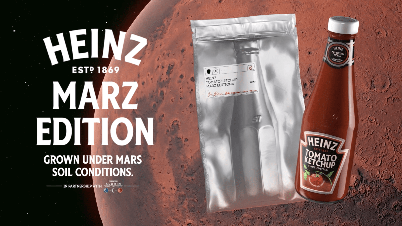Heinz a fait du ketchup à partir de tomates de Mars.