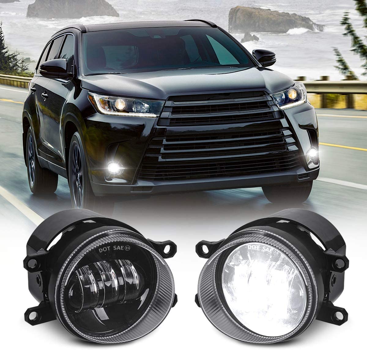 10 Best Fog Lights For Toyota Highlander