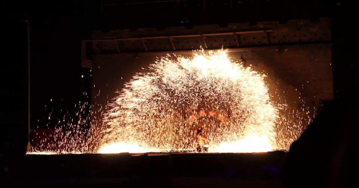 Da Shuhua China's Stunning Molten Iron Fireworks Tradition