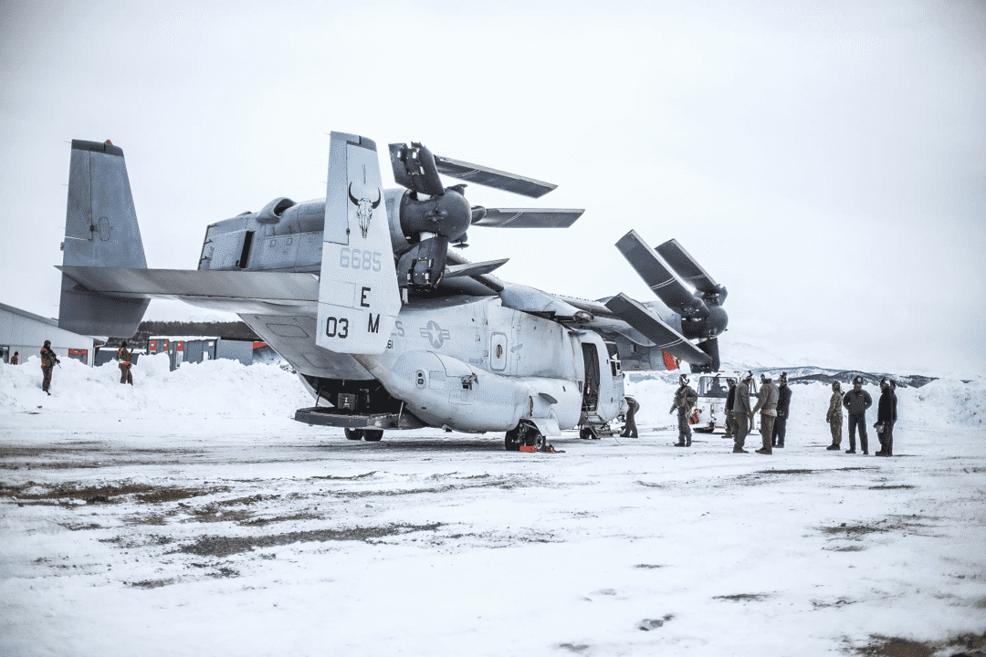 An MV-22 Osprey Has Gone Missing In Norway - And A Crash Sit