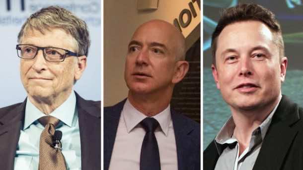 Elon Musk, Jeff Bezos And Bill Gates Have Lost $115 Billion