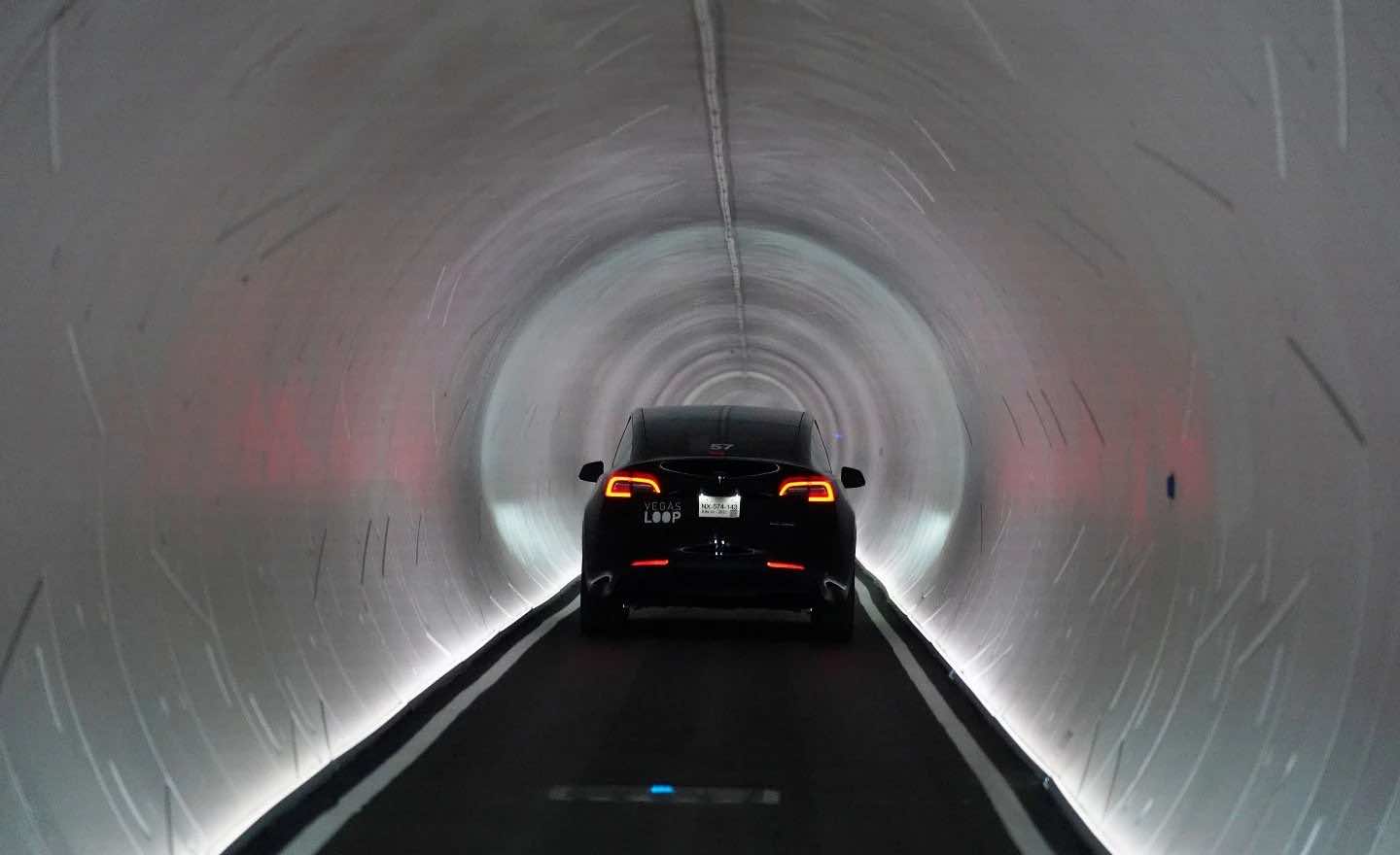 Elon Musk's One Lane Tunnels Underneath Las Vegas Are Expand