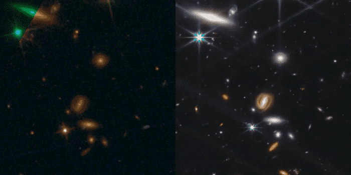 Amazing Image Comparison Between The JWST And Hubble Reveals