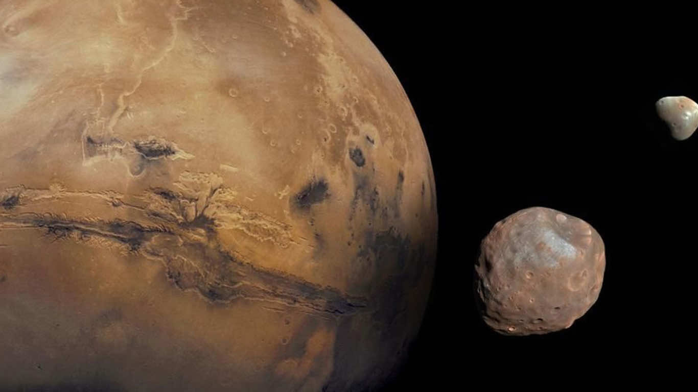 Vea increíbles primeros planos de la luna de Marte Fobos tomados por China