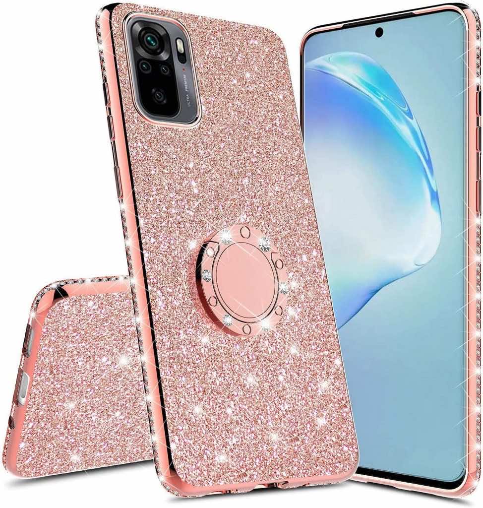 SORAKA Cover Trasparente Per Xiaomi Mi 10/Pro Con Anello E Piastra Magnetica | Custodia Antiurdo