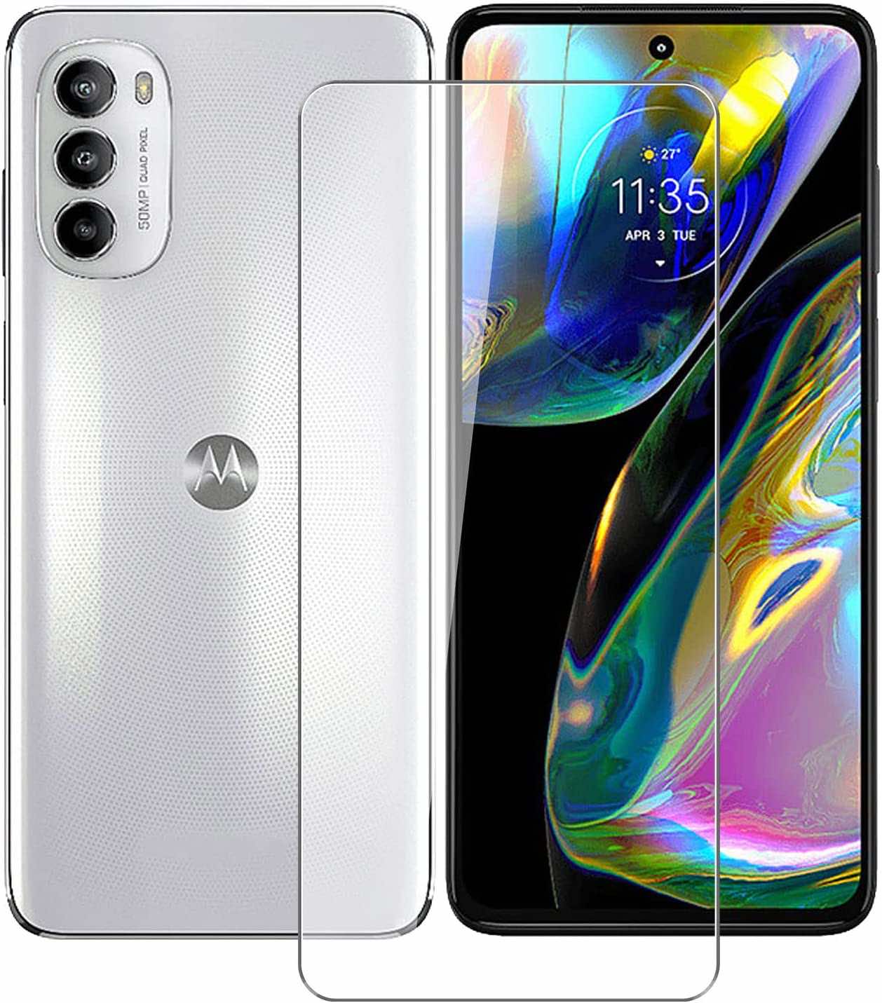 Caseswill® HD Tempered Glass Screen Protector – For Motorola Moto E32, G22, G32, G42, G52, G82, G62