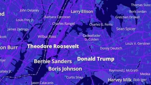 This New Interactive Map Reveals Which Notable Personalities