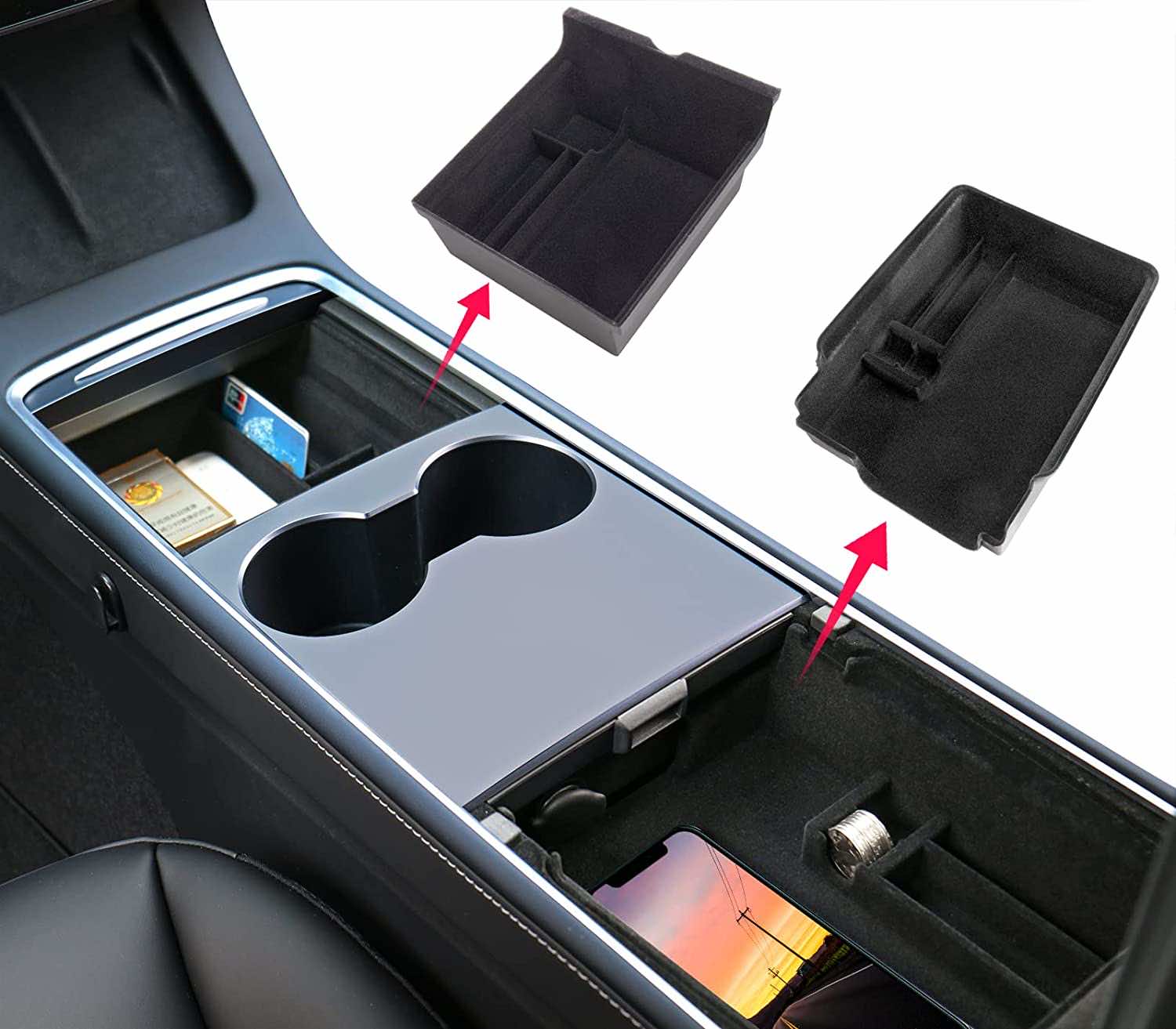 10 Best Center Console Organizers For Tesla Model 3
