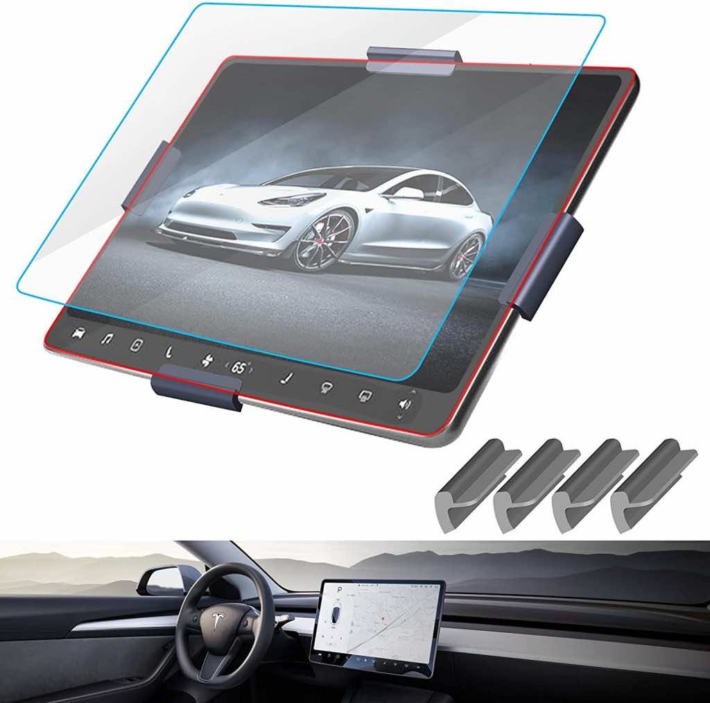 Topfit Tempered Glass Touch Screen Protector Compatible Tesla Model 3 