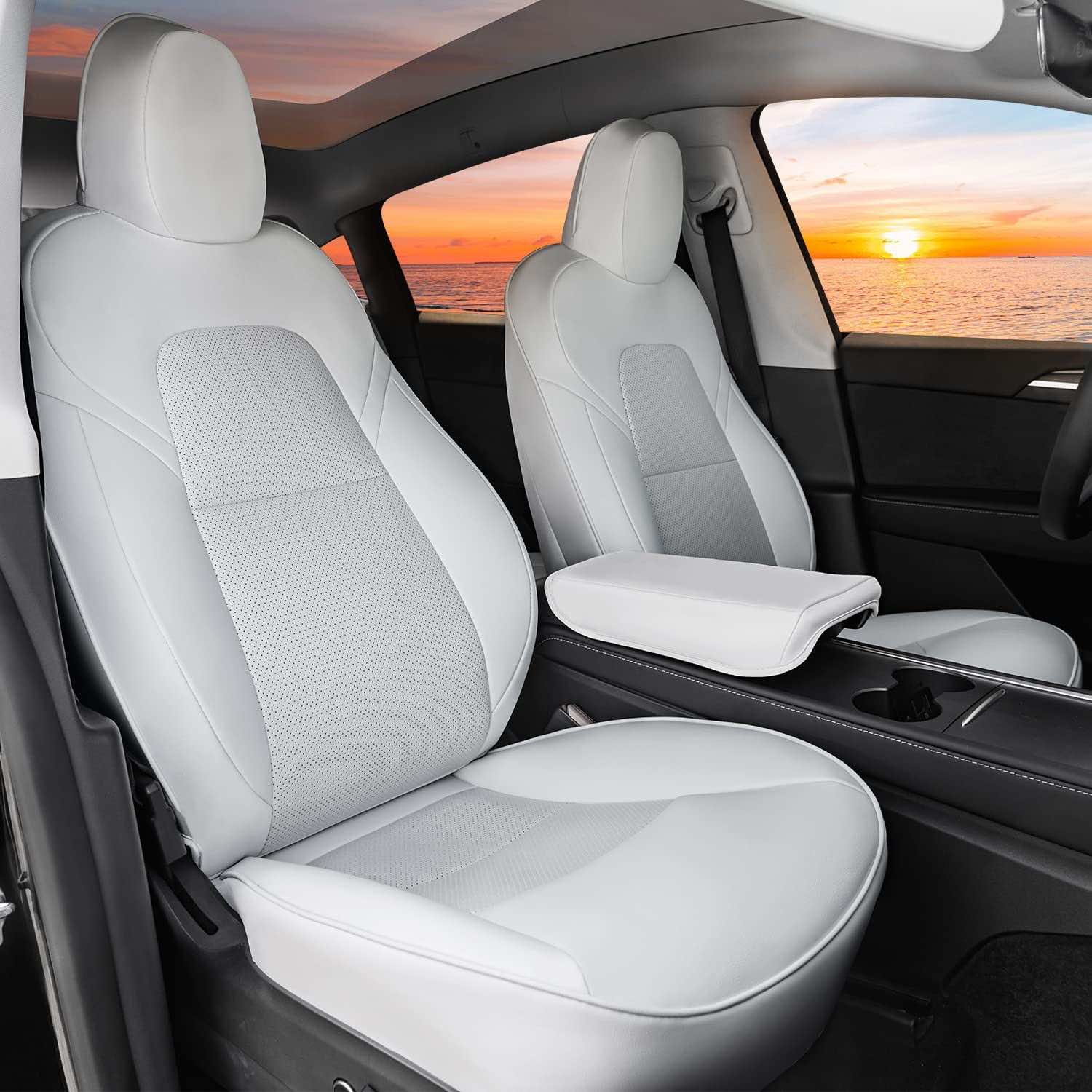 2024 Model Y Seat Covers - Camel Corilla