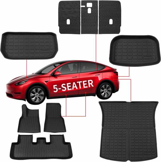 10 Best Rubber Car Mats For Tesla Model Y Wonderful Engine