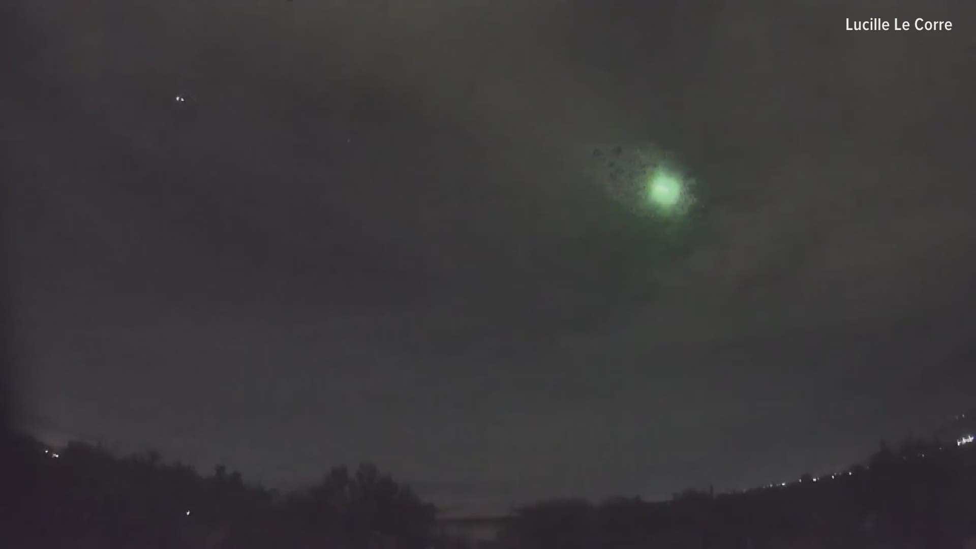 Watch A Huge Green Fireball Streak Across The Sky In The U.k