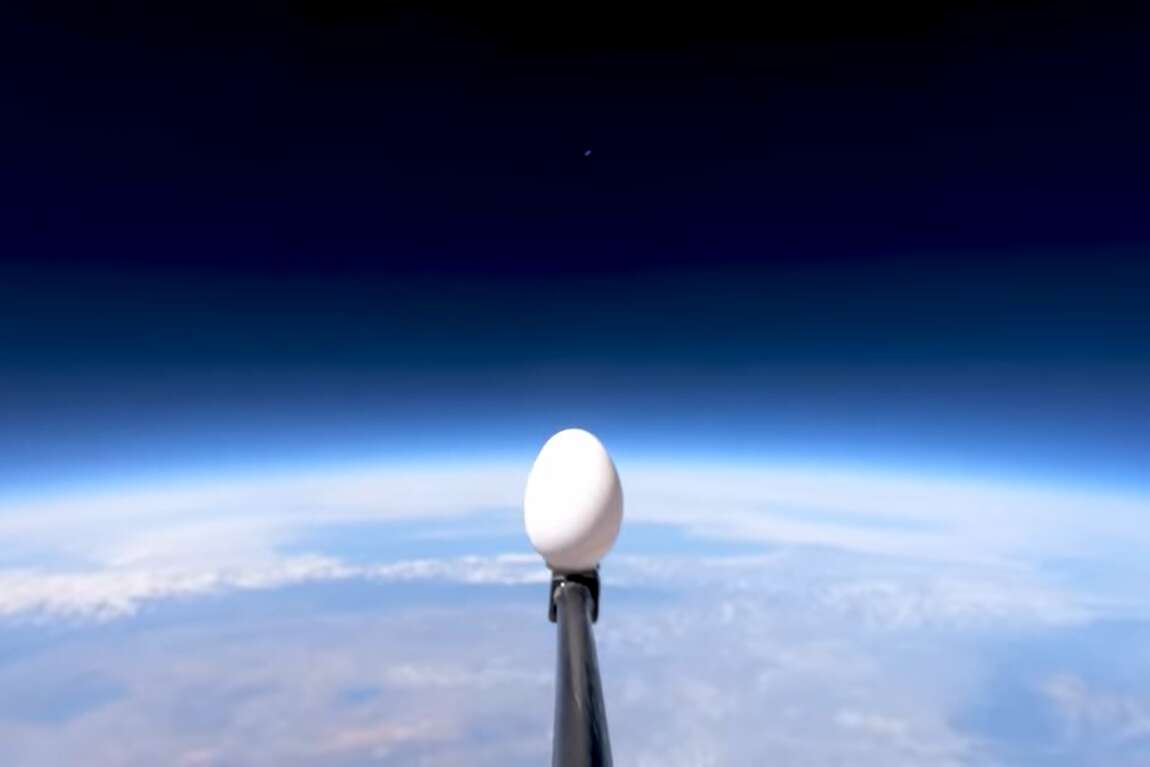 This Former NASA Engineer Dropped An Egg From Space—And It