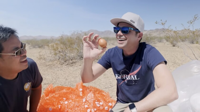 This Former NASA Engineer Dropped An Egg From Space—And It