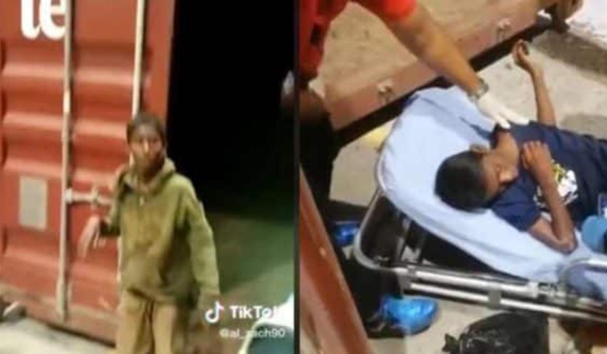 Bangladeshi Boy Gets Trapped In Container While Playing Hide