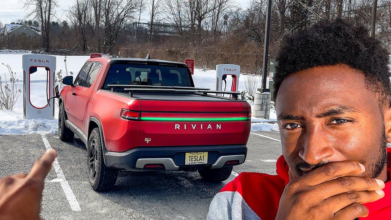 Youtuber Charges NonTesla EV At Tesla Supercharger And Ev