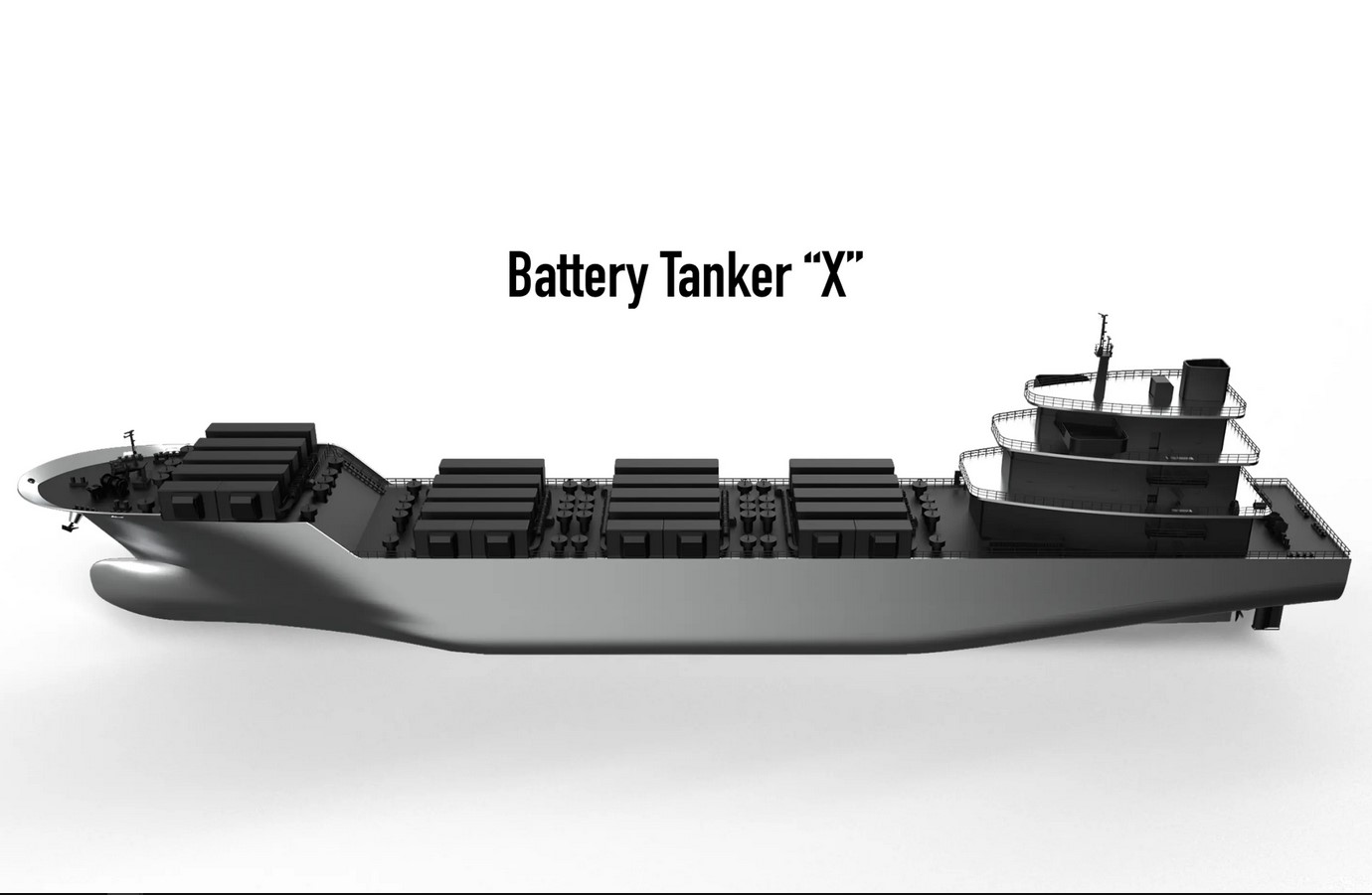 This New Electric Tanker Will Be Able To Carry 96 Batteries