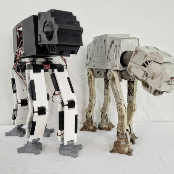 Watch A YouTuber Create A Walking Star Wars AT-AT Robot