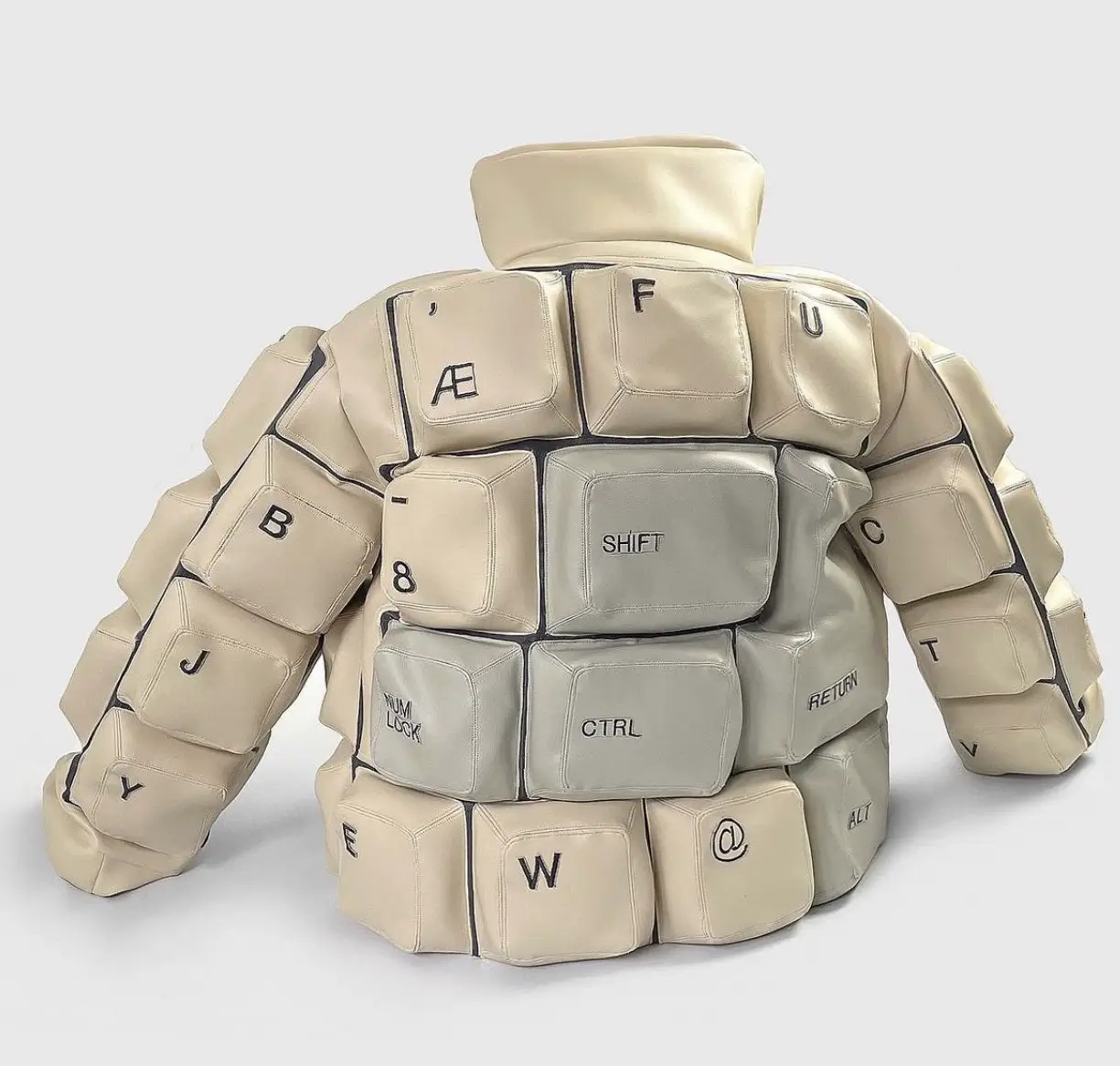 This Keyboard-Inspired Puffer Jacket Can Be Yours For Just