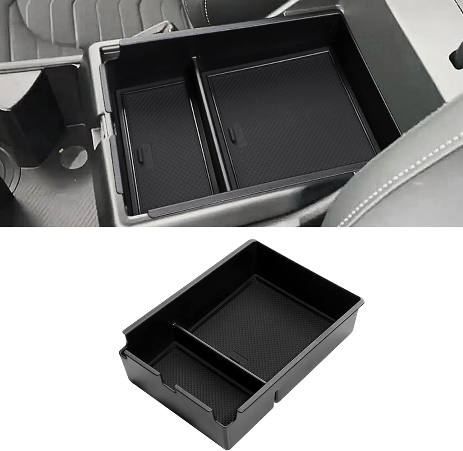 EGang Organizer Vano Portaoggetti Per Kia Sportage 2005-2010 – Plastica Nera, Aftermarket, Con Pomello