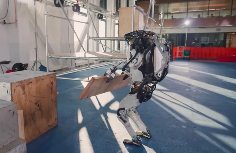 Watch The Atlas Humanoid Robot Training For Automotive Work